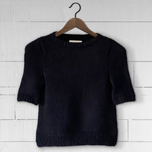 Load image into Gallery viewer, Short sleeved jumper (black)