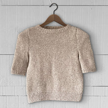 Load image into Gallery viewer, Short sleeved jumper (sand)
