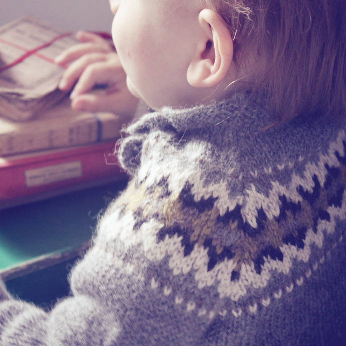 Intricate Fair Isle jumper (grey/multi)