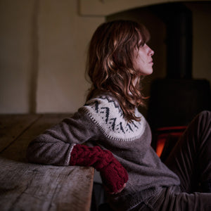 The Mountain Jumper (brown/cream) - RTW