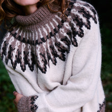 Load image into Gallery viewer, Nordic Fair Isle jumper (cream/brown) - RTW
