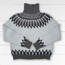 Load image into Gallery viewer, Nordic Fair Isle jumper (cream/brown)