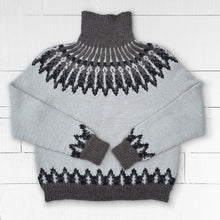Load image into Gallery viewer, Nordic Fair Isle jumper (cream/brown) - RTW