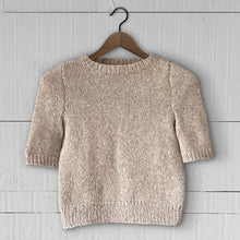 Load image into Gallery viewer, Short sleeved sweater (sand)
