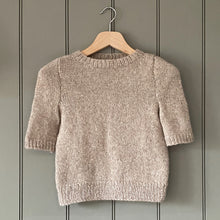 Load image into Gallery viewer, Short sleeved sweater (sand)
