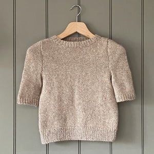 Short sleeved sweater (sand)