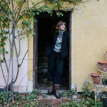 Load image into Gallery viewer, Nordic Fair Isle jumper (grey/cream) - RTW