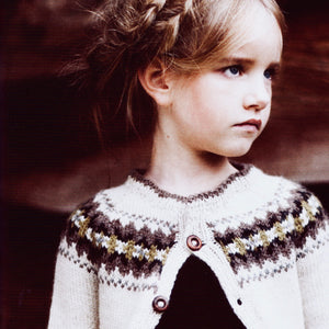 Intricate Fair Isle cardigan (cream/multi)