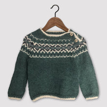 Load image into Gallery viewer, Intricate Fair Isle jumper (green/multi)