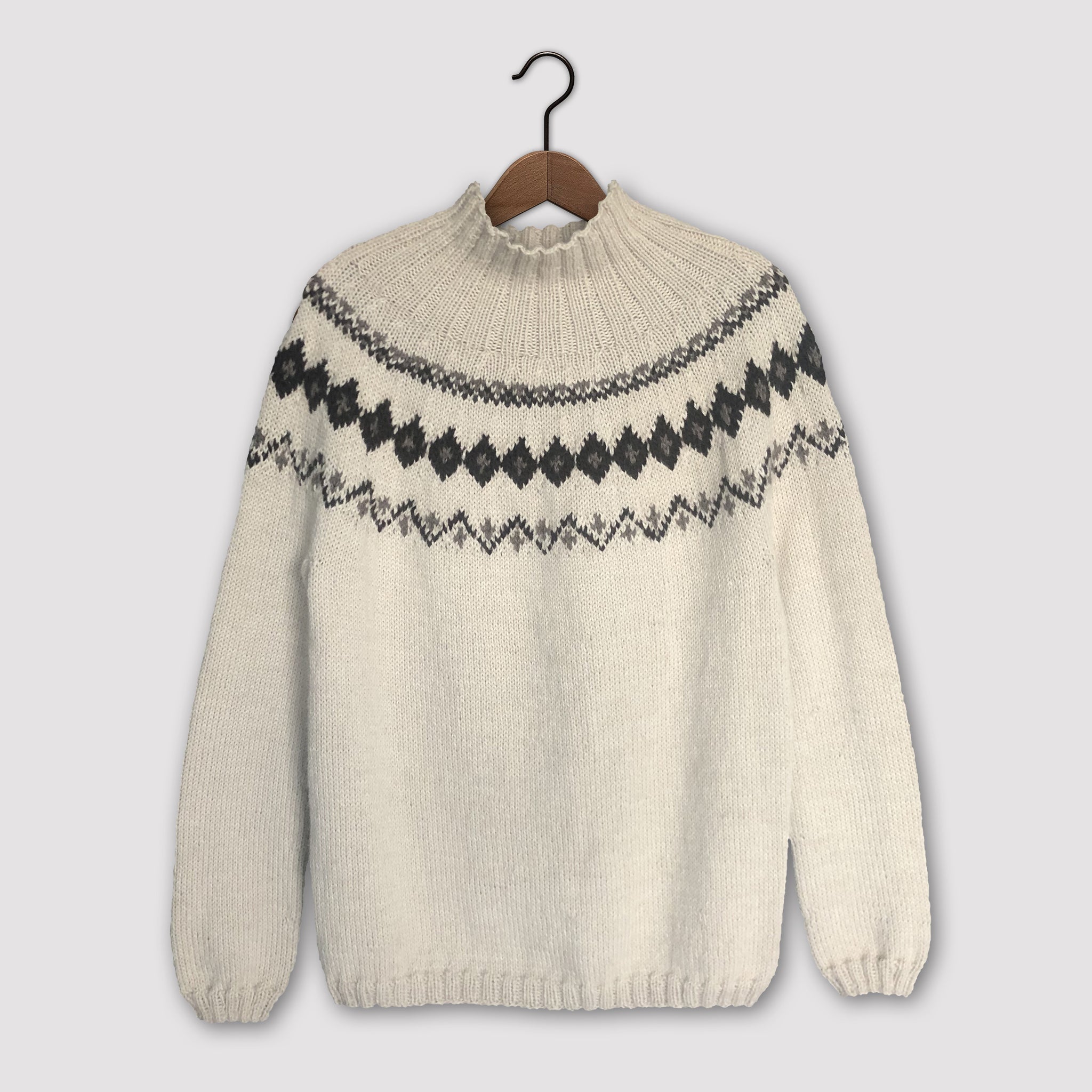 Cream fairisle jumper cheap