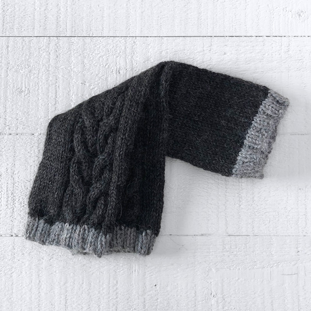 Wristwarmers (charcoal/grey)